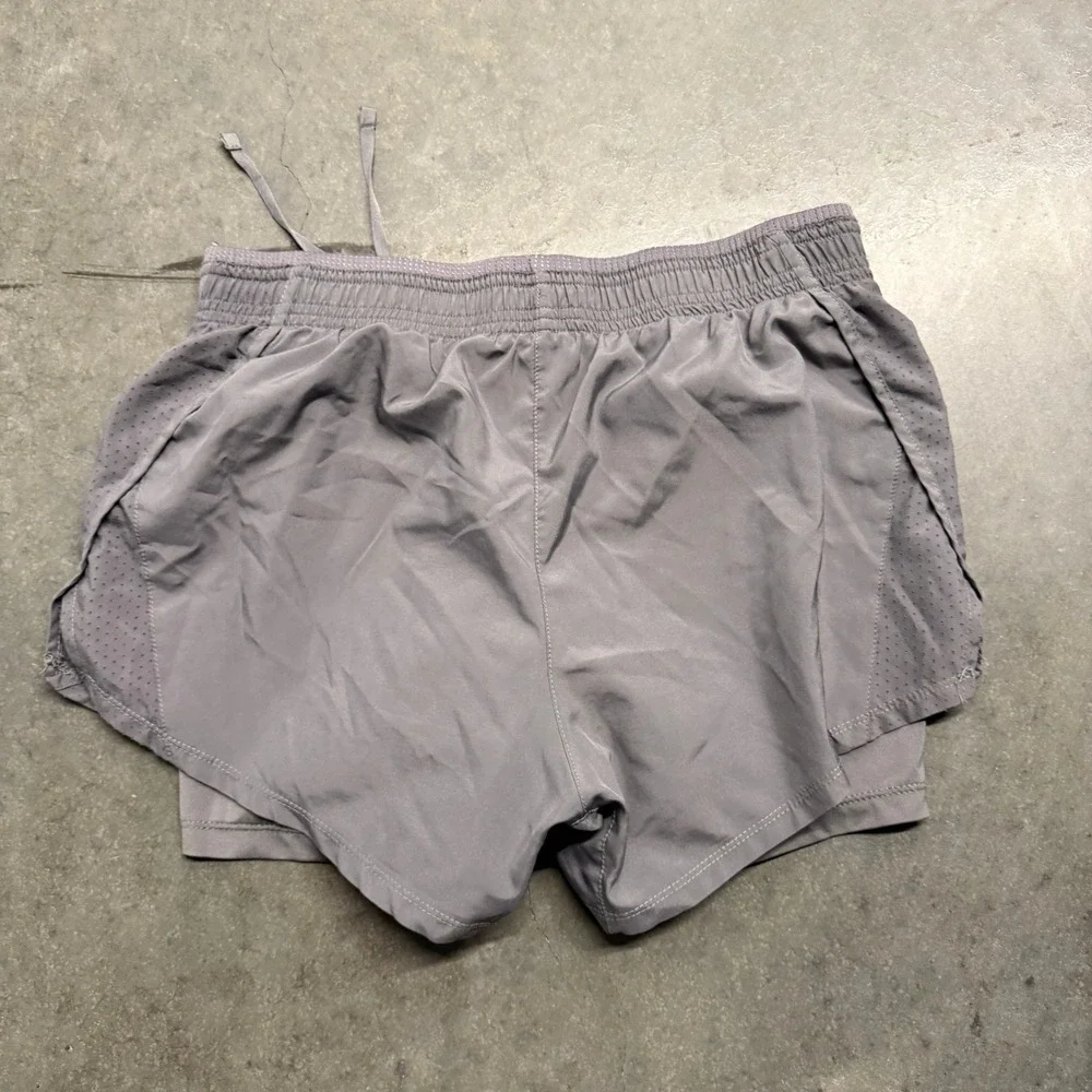 Nike Dri-FIT 2-in-1 Running Shorts Gray Small RN85632-CA05553